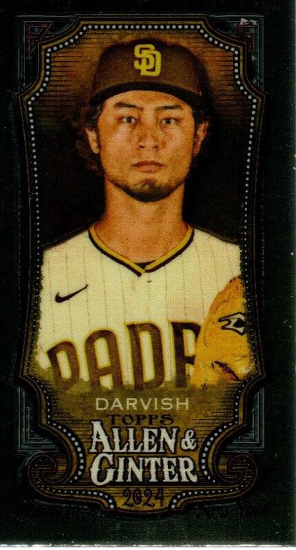 Allen & Ginter 2024 Mini Chrome #5 Yu Darvish San Diego Padres