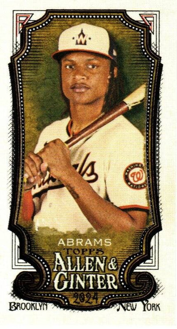Allen & Ginter 2024 Mini A&G Back #17 CJ Abrams Washington Nationals