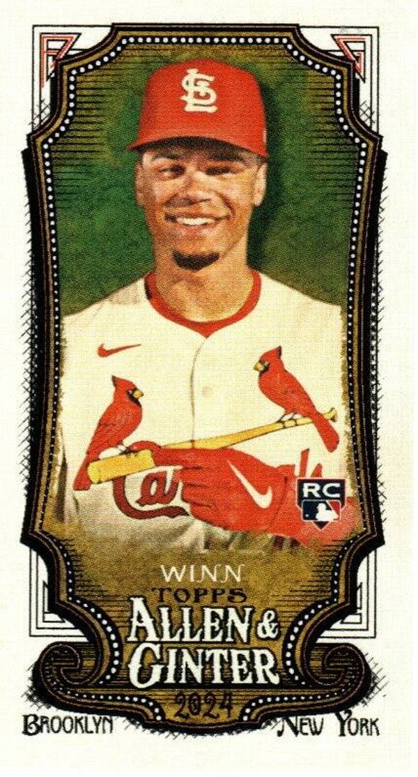 Allen & Ginter 2024 Mini #24 Masyn Winn St. Louis Cardinals RC