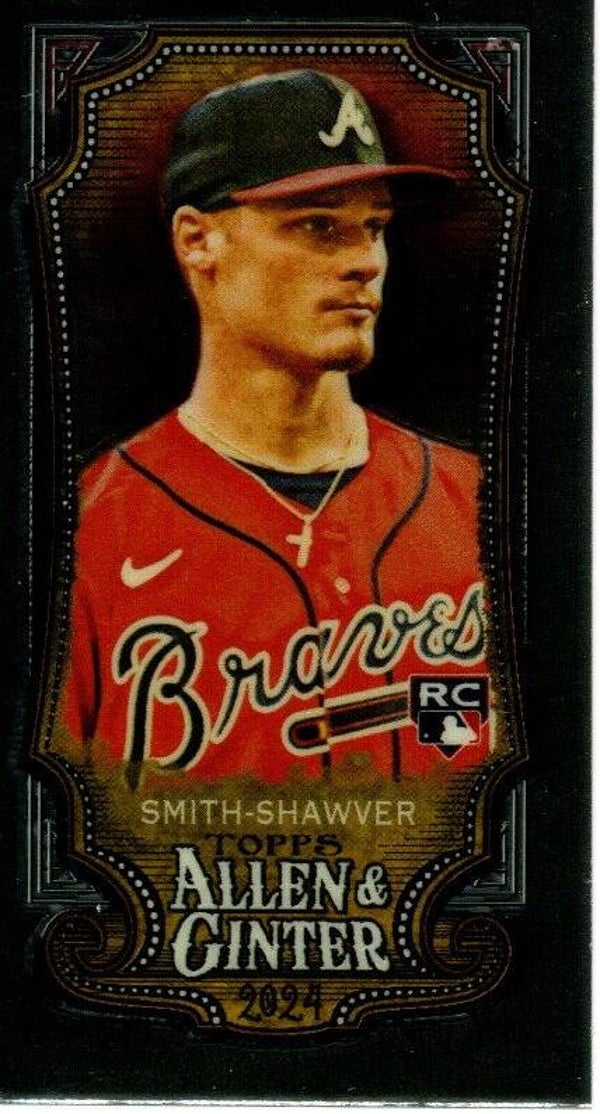 Allen & Ginter 2024 Mini Chrome #27 AJ Smith-Shawver Atlanta Braves RC
