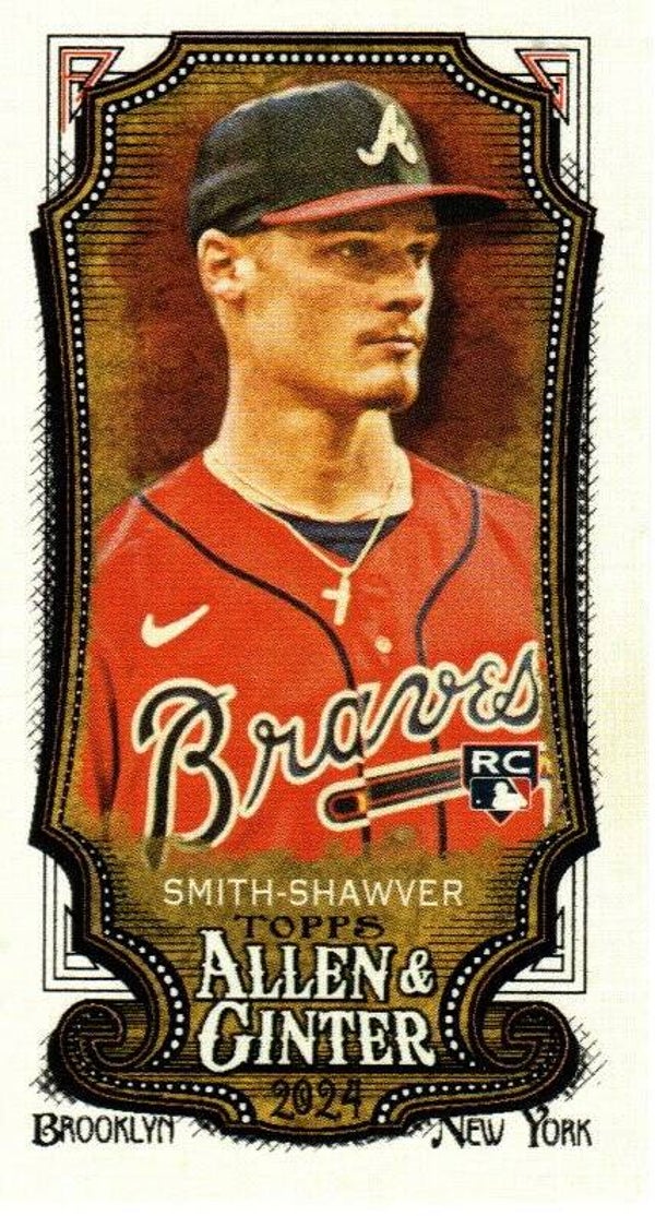 Allen & Ginter 2024 Mini A&G Back #27 AJ Smith-Shawver Atlanta Braves RC