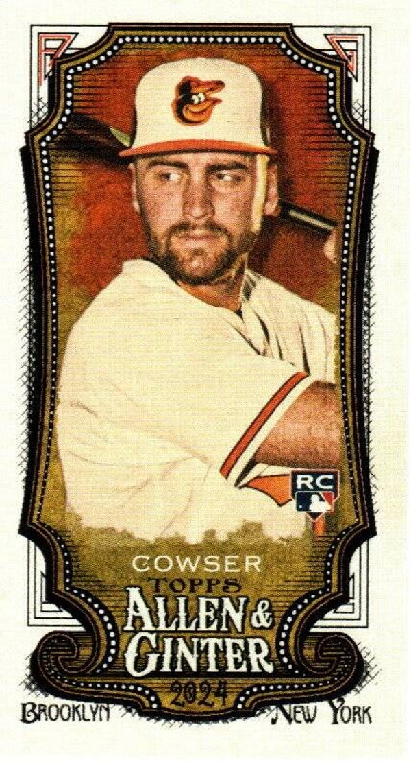 Allen & Ginter 2024 Mini #28 Colton Cowser Baltimore Orioles RC