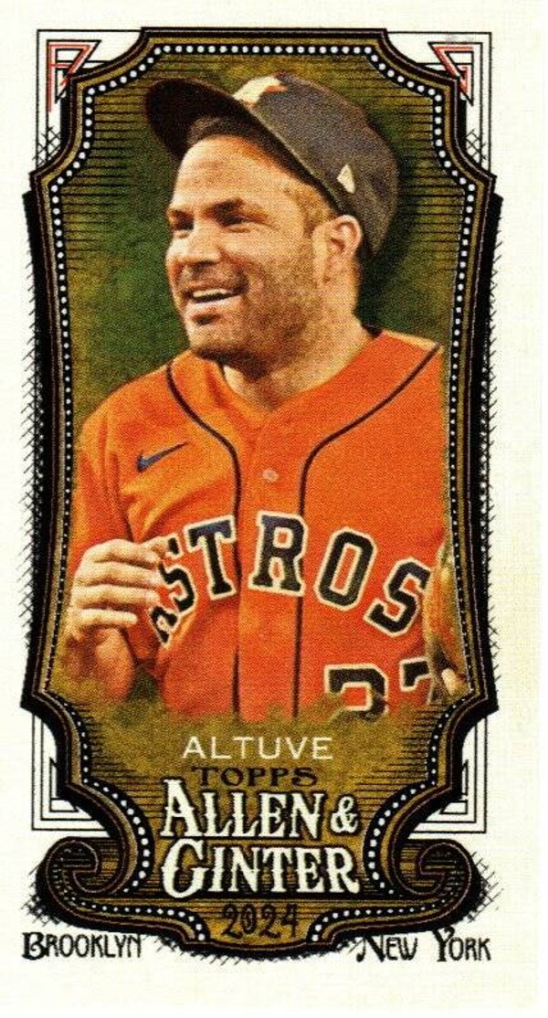Allen & Ginter 2024 Mini A&G Back #29 Jose Altuve Houston Astros
