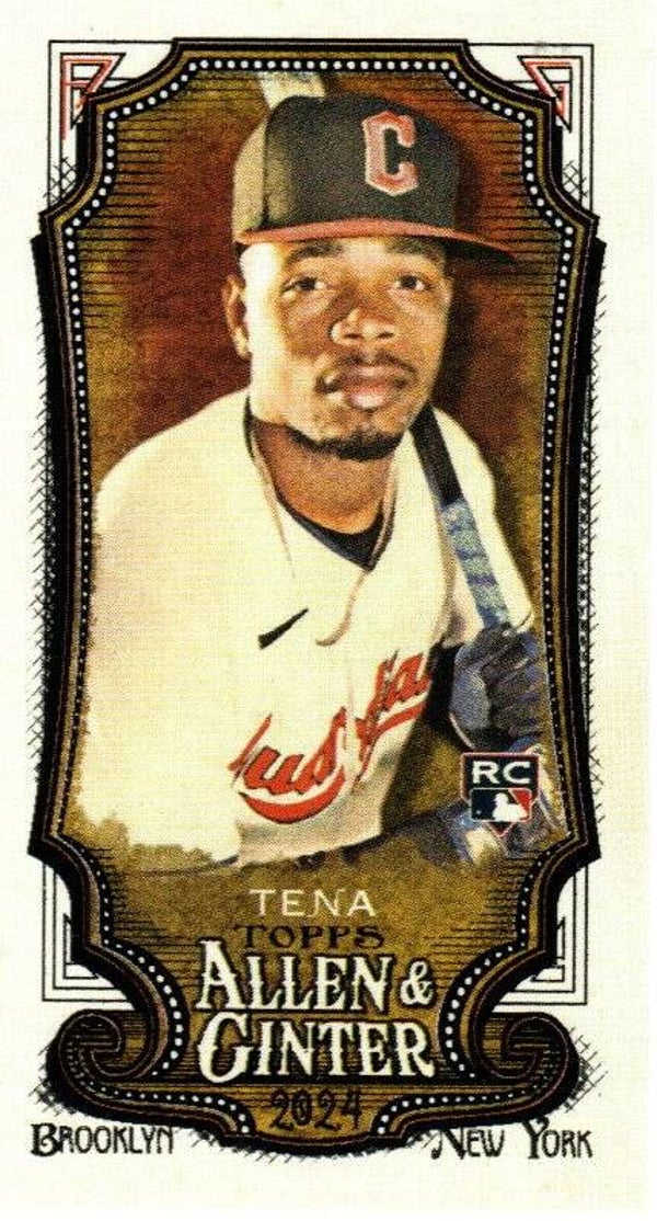 Allen & Ginter 2024 Mini #34 José Tena Cleveland Guardians RC