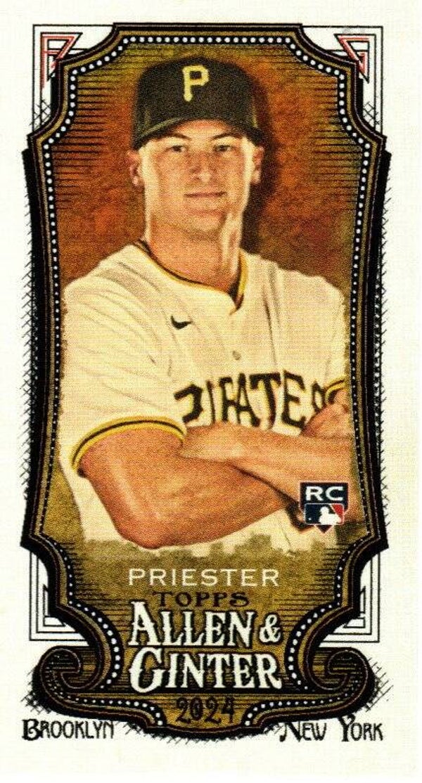 Allen & Ginter 2024 Mini #36 Quinn Priester Pittsburgh Pirates RC