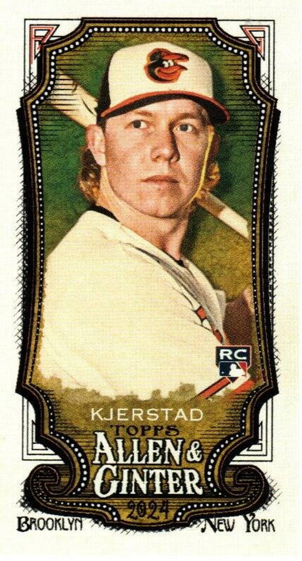 Allen & Ginter 2024 Mini #49 Heston Kjerstad Baltimore Orioles RC