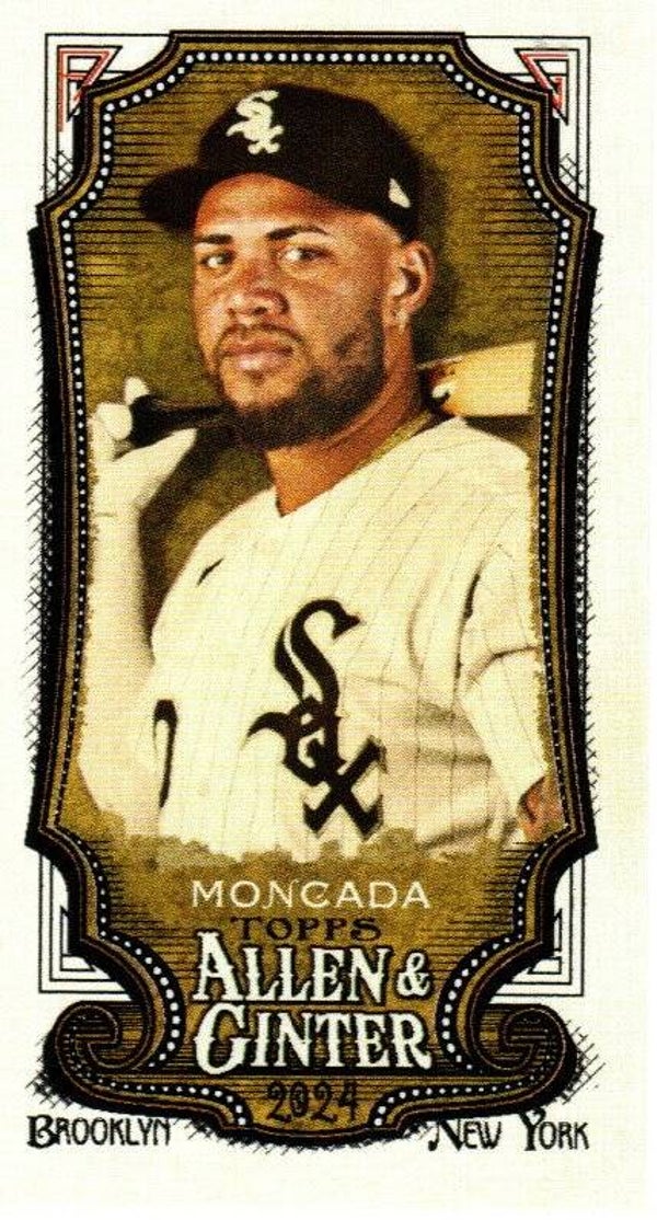 Allen & Ginter 2024 Mini A&G Back #61 Yoán Moncada Chicago White Sox