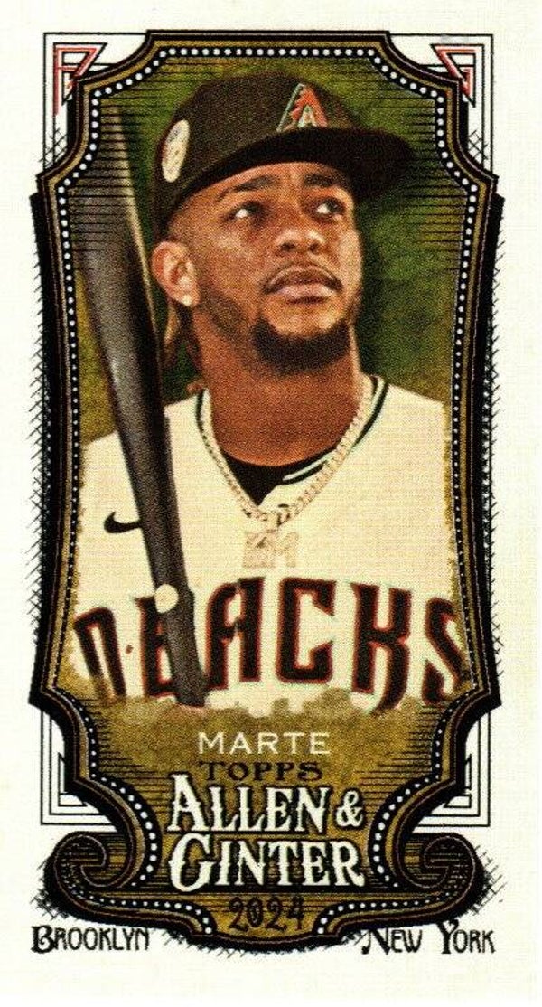 Allen & Ginter 2024 Mini #74 Ketel Marte Arizona Diamondbacks