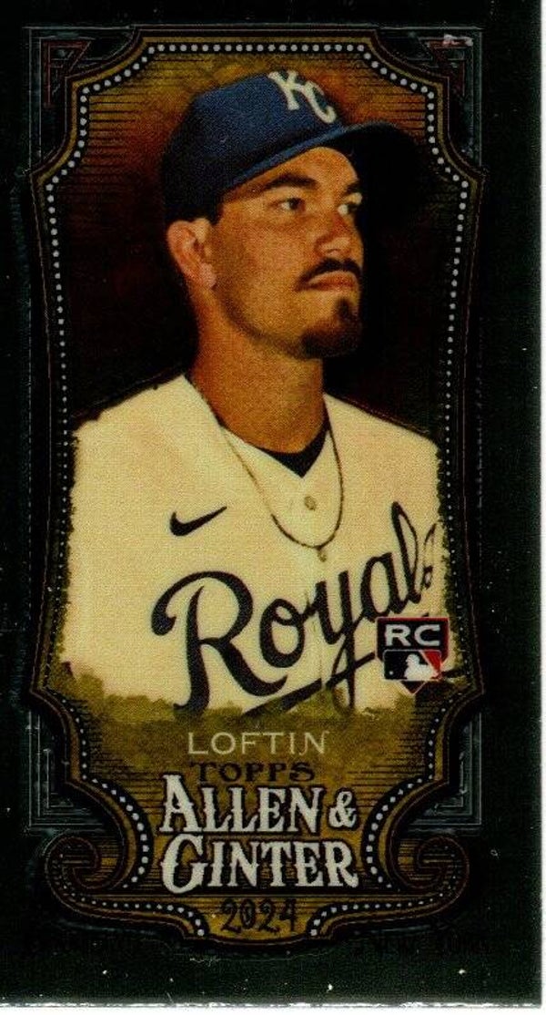 Allen & Ginter 2024 Mini Chrome #76 Nick Loftin Kansas City Royals RC