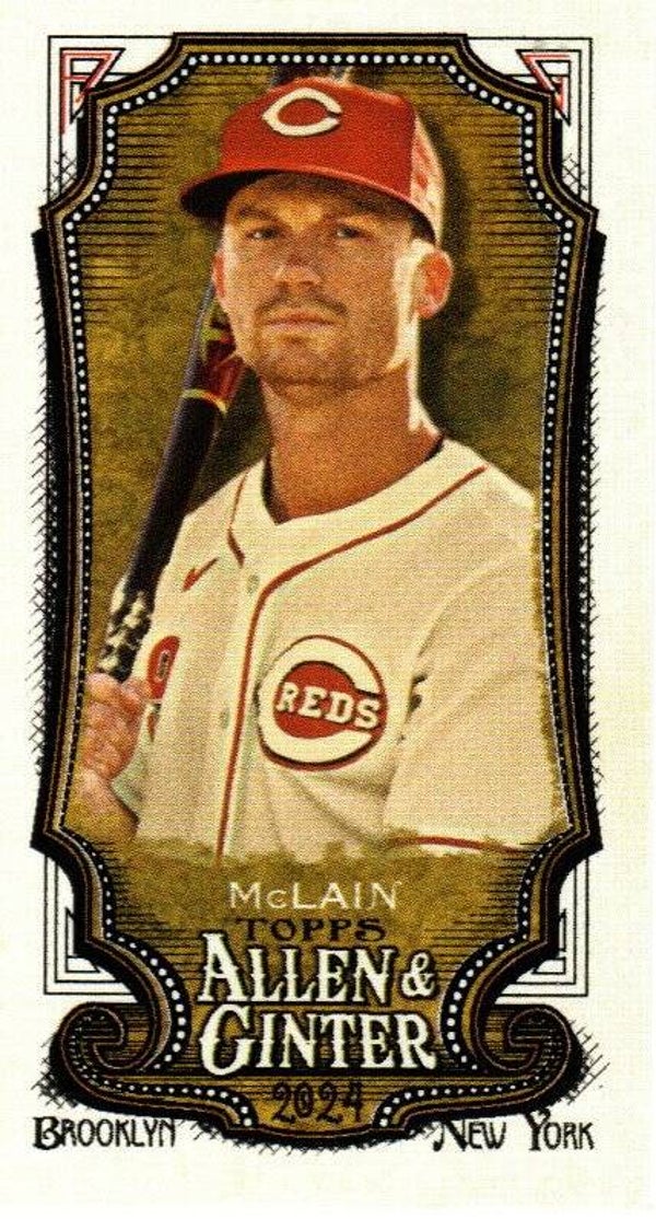 Allen & Ginter 2024 Mini A&G Back #93 Matt McLain Cincinnati Reds