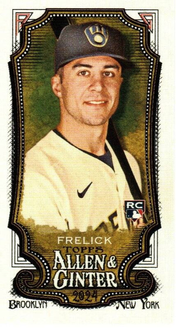 Allen & Ginter 2024 Mini #98 Sal Frelick Milwaukee Brewers RC