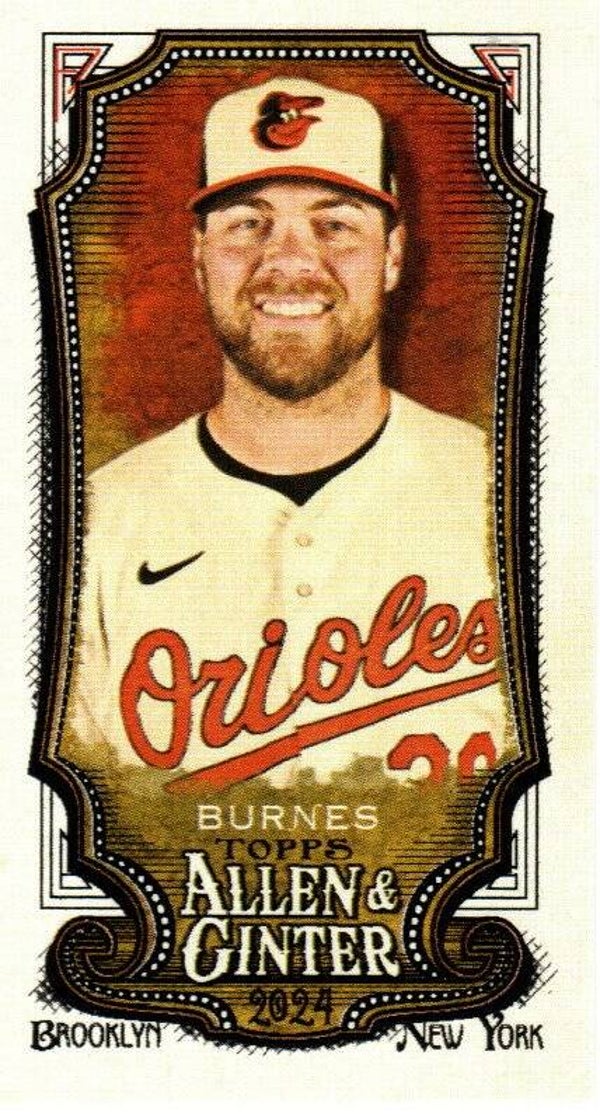 Allen & Ginter 2024 Mini A&G Back #112 Corbin Burnes Baltimore Orioles