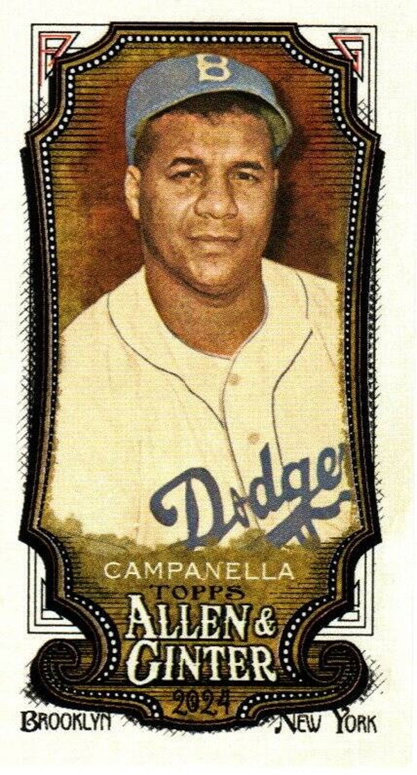 Allen & Ginter 2024 Mini #117 Roy Campanella Brooklyn Dodgers