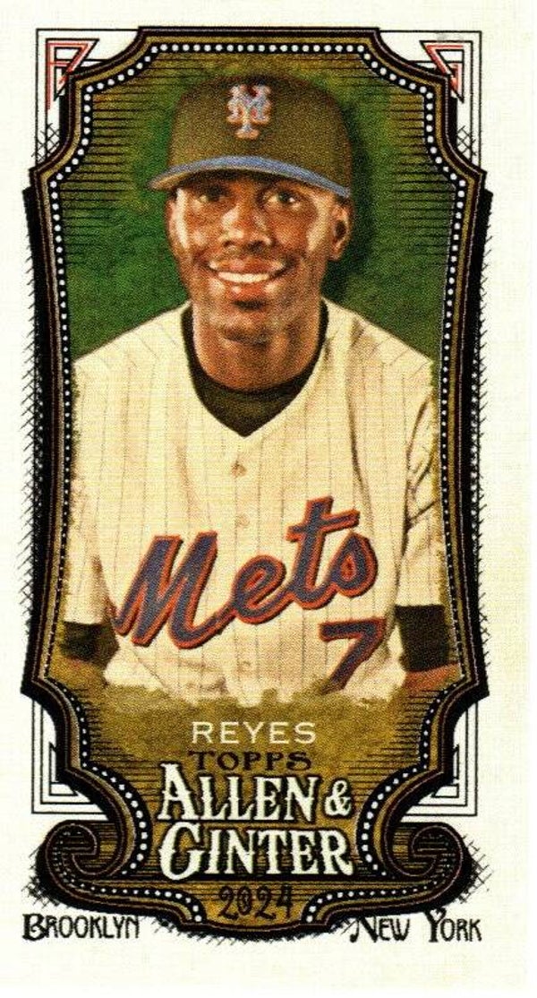 Allen & Ginter 2024 Mini A&G Back #122 José Reyes New York Mets