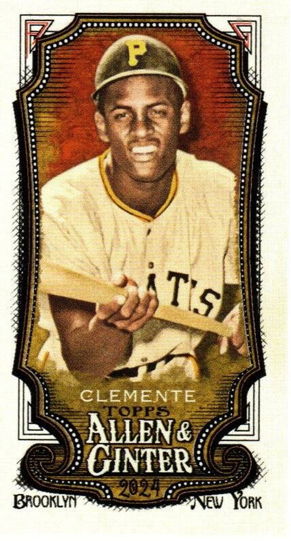 Allen & Ginter 2024 Mini A&G Back #124 Roberto Clemente Pittsburgh Pirates