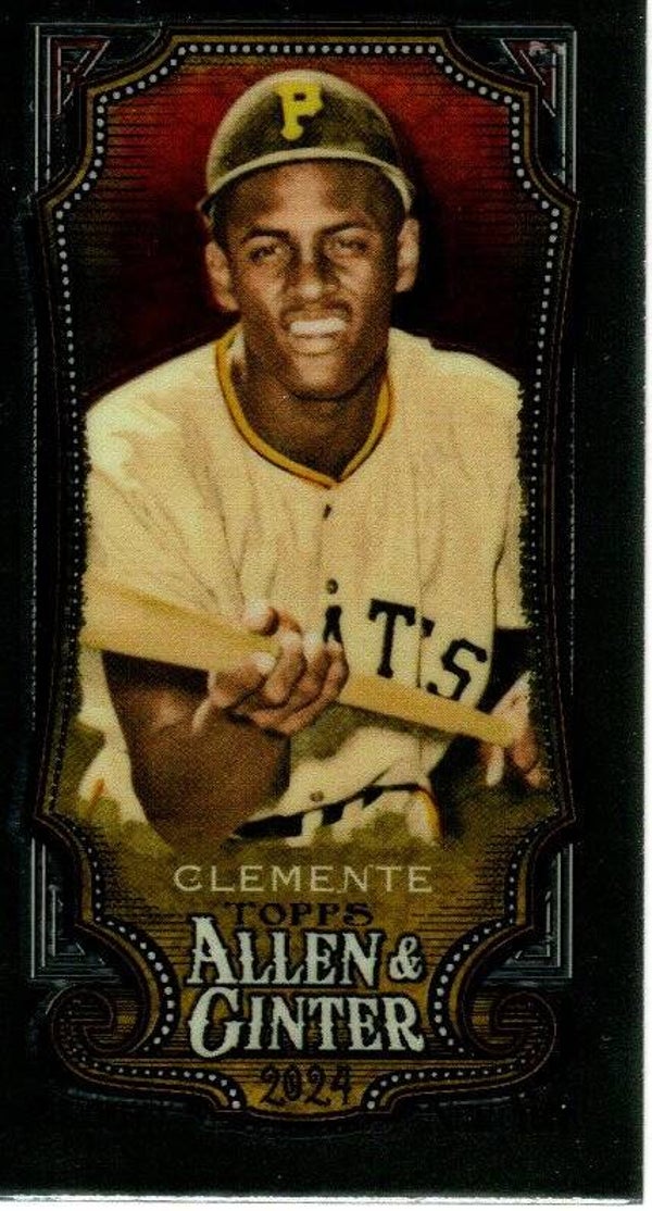 Allen & Ginter 2024 Mini Chrome #124 Roberto Clemente Pittsburgh Pirates