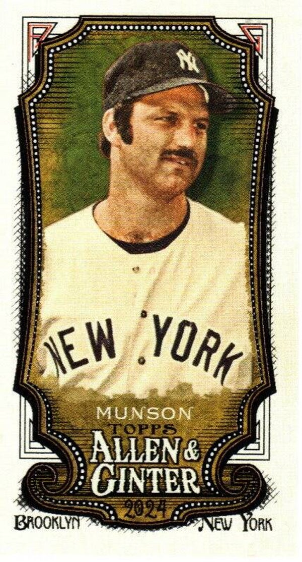 Allen & Ginter 2024 Mini A&G Back #126 Thurman Munson New York Yankees