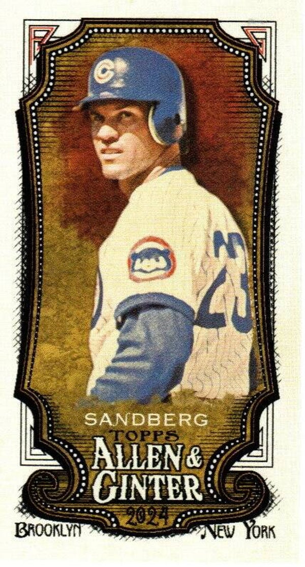 Allen & Ginter 2024 Mini #135 Ryne Sandberg Chicago Cubs