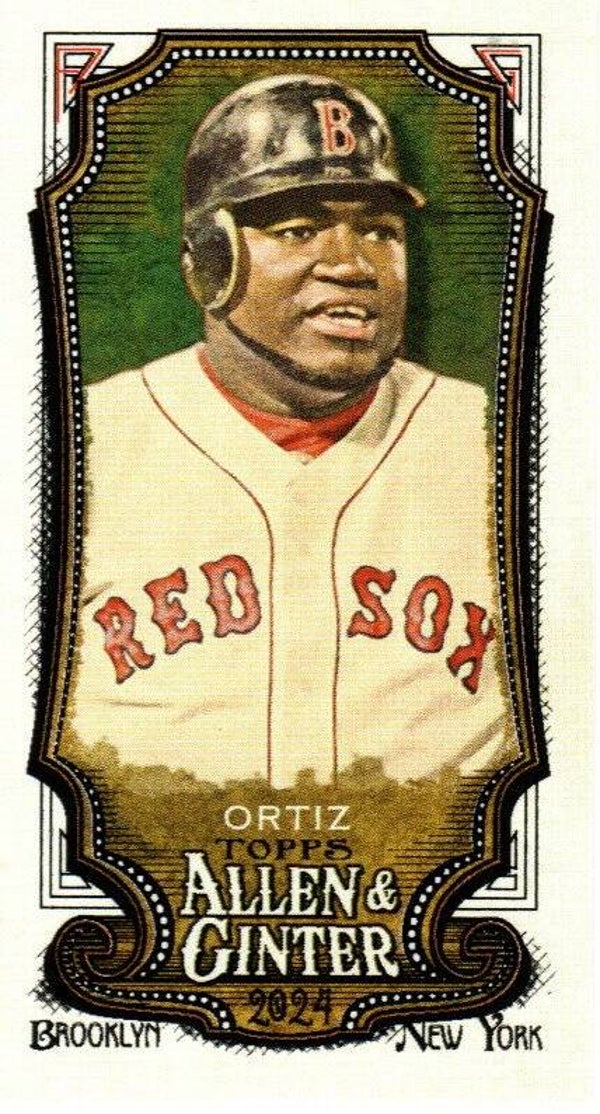Allen & Ginter 2024 Mini #136 David Ortiz Boston Red Sox