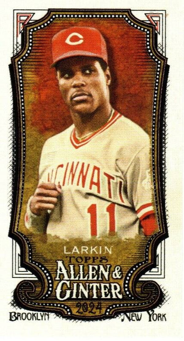 Allen & Ginter 2024 Mini A&G Back #143 Barry Larkin Cincinnati Reds