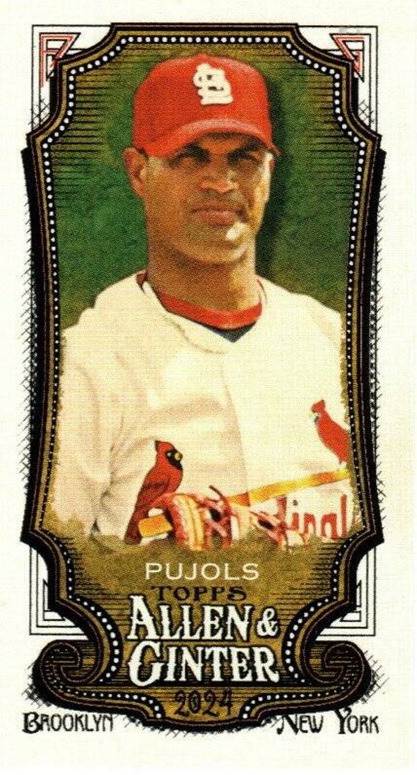 Allen & Ginter 2024 Mini A&G Back #150 Albert Pujols St. Louis Cardinals