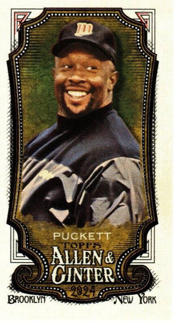 Allen & Ginter 2024 Mini A&G Back #153 Kirby Puckett Minnesota Twins