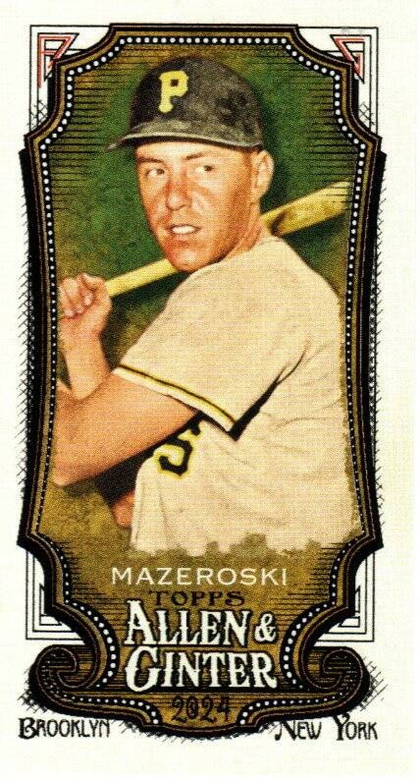 Allen & Ginter 2024 Mini A&G Back #176 Bill Mazeroski Pittsburgh Pirates
