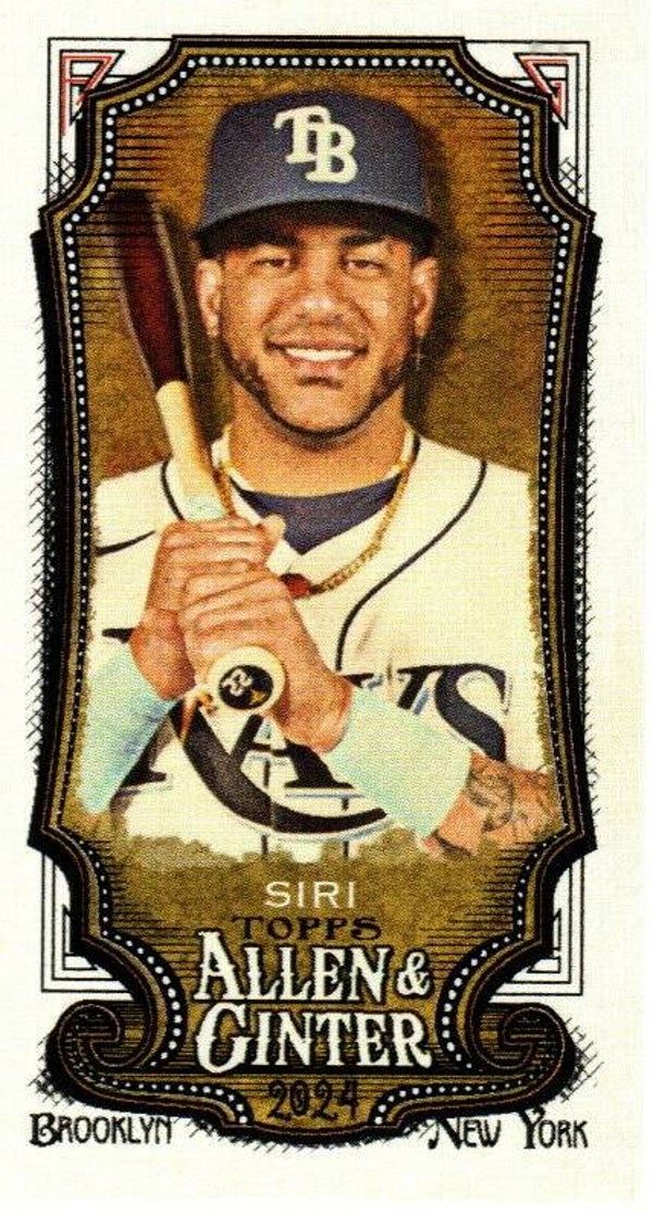 Allen & Ginter 2024 Mini #164 Jose Siri Tampa Bay Rays