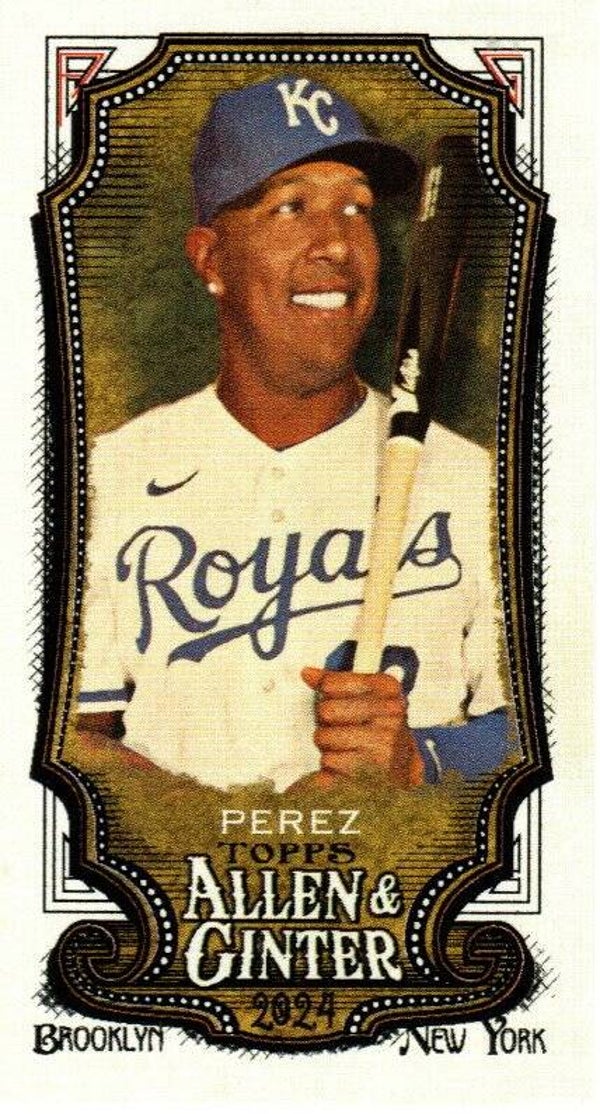 Allen & Ginter 2024 Mini #185 Salvador Perez Kansas City Royals