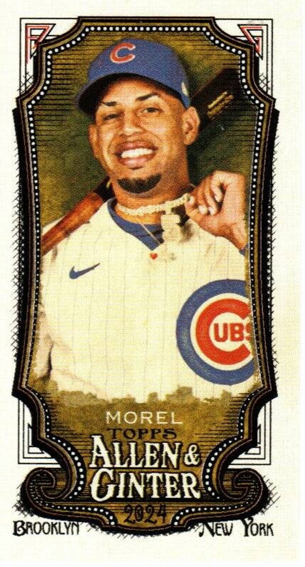 Allen & Ginter 2024 Mini A&G Back #189 Christopher Morel Chicago Cubs