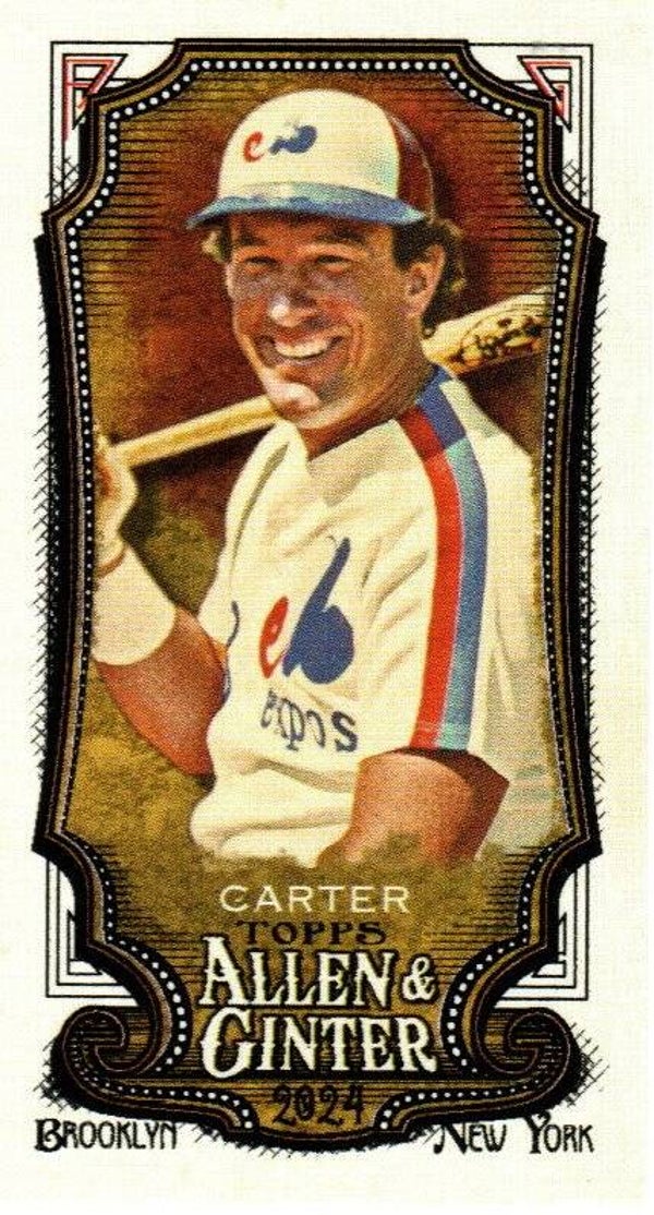 Allen & Ginter 2024 Mini #192 Gary Carter Montréal Expos