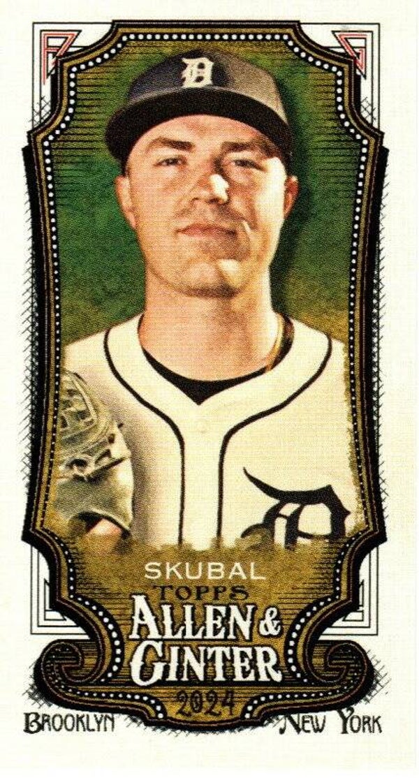 Allen & Ginter 2024 Mini #205 Tarik Skubal Detroit Tigers