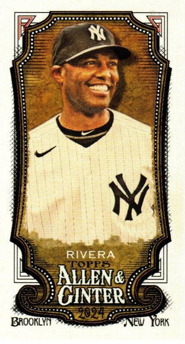 Allen & Ginter 2024 Mini #247 Mariano Rivera New York Yankees