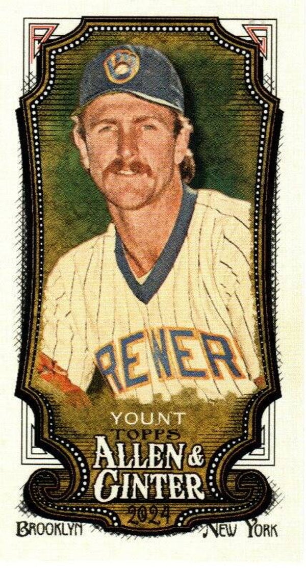 Allen & Ginter 2024 Mini #250 Robin Yount Milwaukee Brewers