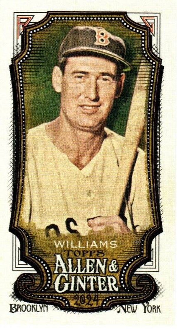 Allen & Ginter 2024 Mini #252 Ted Williams Boston Red Sox