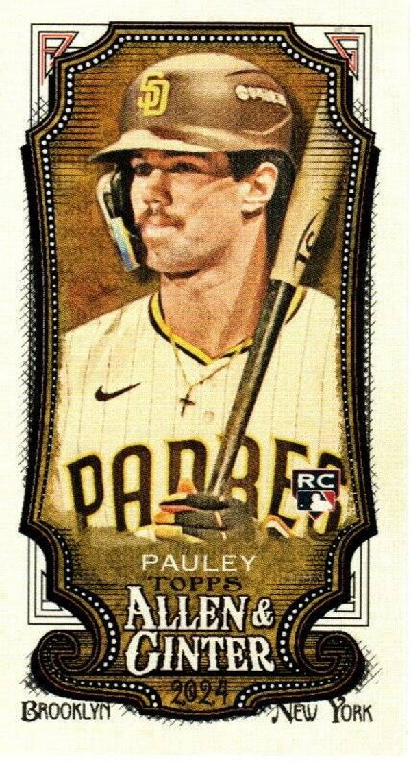 Allen & Ginter 2024 Mini #258 Graham Pauley San Diego Padres RC