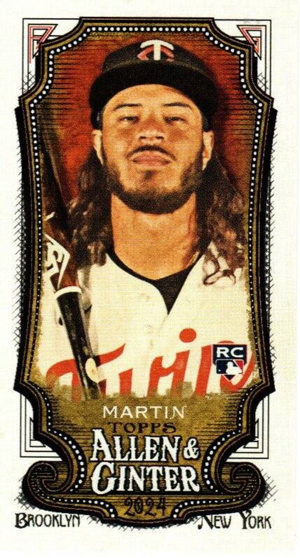 Allen & Ginter 2024 Mini #259 Austin Martin Minnesota Twins RC