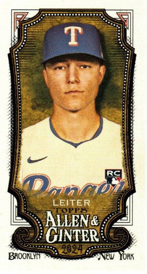 Allen & Ginter 2024 Mini #271 Jack Leiter Texas Rangers RC