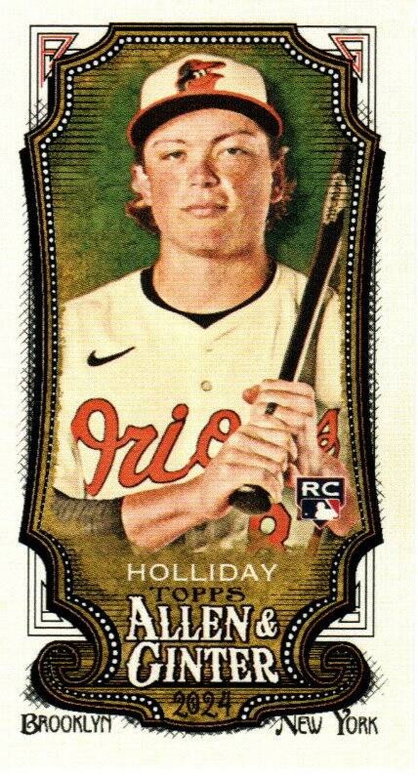 Allen & Ginter 2024 Mini #277 Jackson Holliday Baltimore Orioles RC