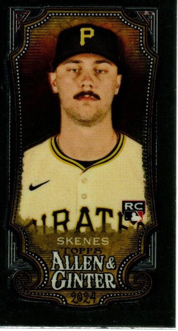 Allen & Ginter 2024 Mini Chrome #282 Paul Skenes Pittsburgh Pirates RC