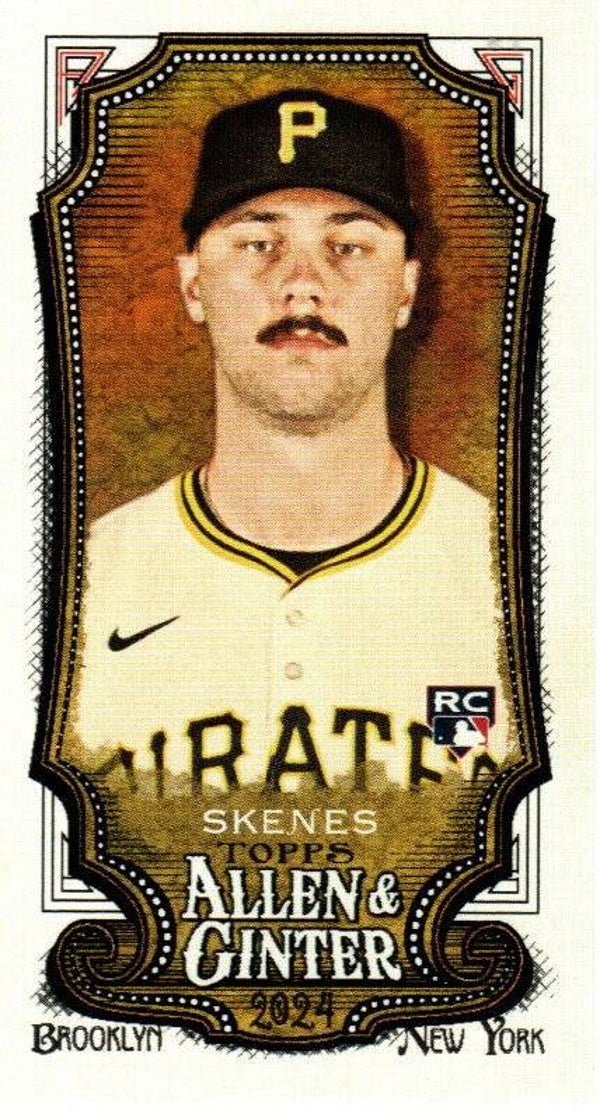 Allen & Ginter 2024 Mini #282 Paul Skenes Pittsburgh Pirates RC