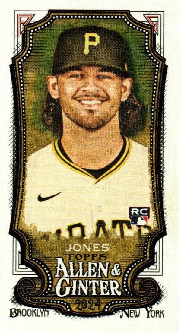 Allen & Ginter 2024 Mini #298 Jared Jones Pittsburgh Pirates RC