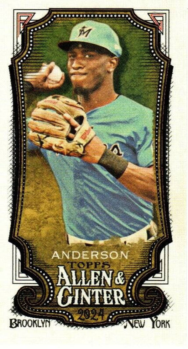 Allen & Ginter 2024 Mini SP #302 Tim Anderson Miami Marlins