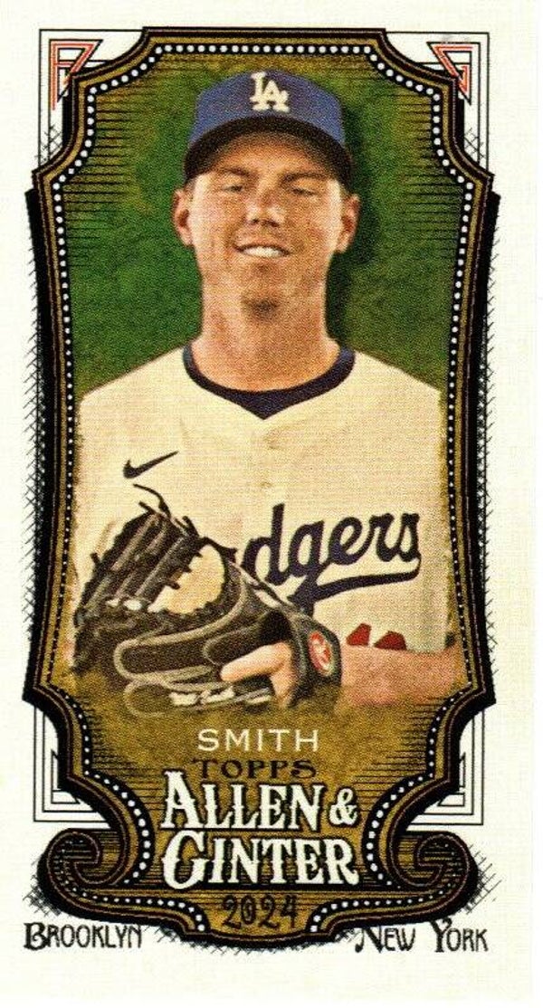 Allen & Ginter 2024 Mini SP #314 Will Smith Los Angeles Dodgers