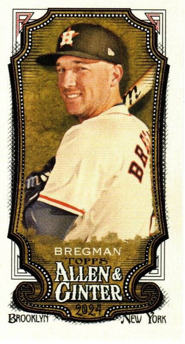 Allen & Ginter 2024 Mini SP #320 Alex Bregman Houston Astros