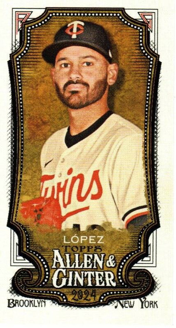 Allen & Ginter 2024 Mini SP #321 Pablo López Minnesota Twins
