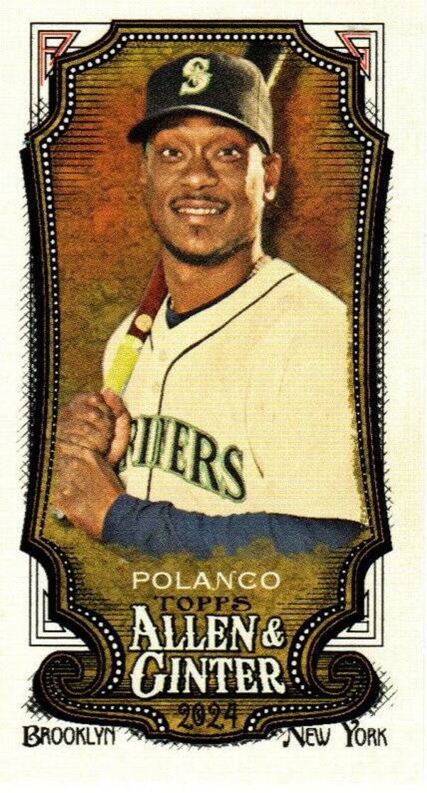 Allen & Ginter 2024 Mini SP #329 Jorge Polanco Seattle Mariners