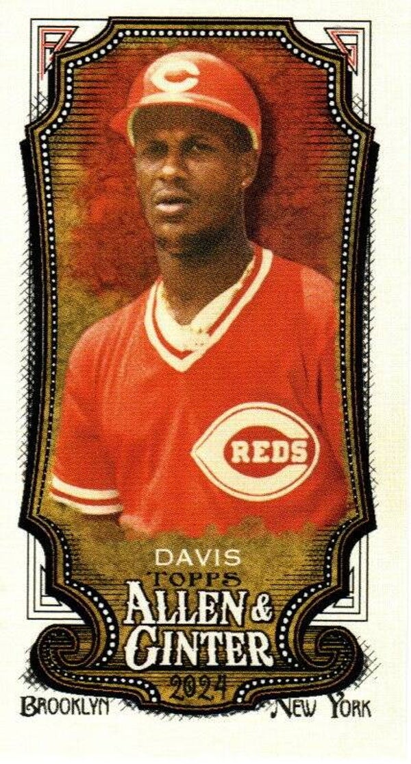 Allen & Ginter 2024 Mini SP #330 Eric Davis Cincinnati Reds