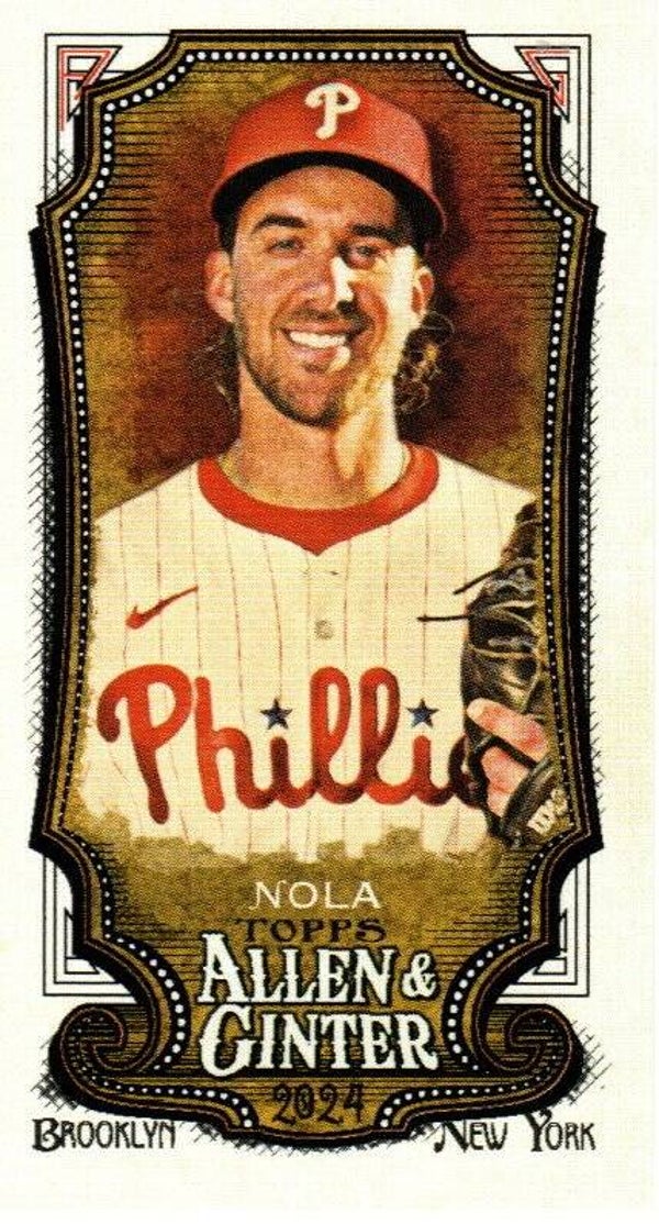 Allen & Ginter 2024 Mini SP #334 Aaron Nola Philadelphia Phillies