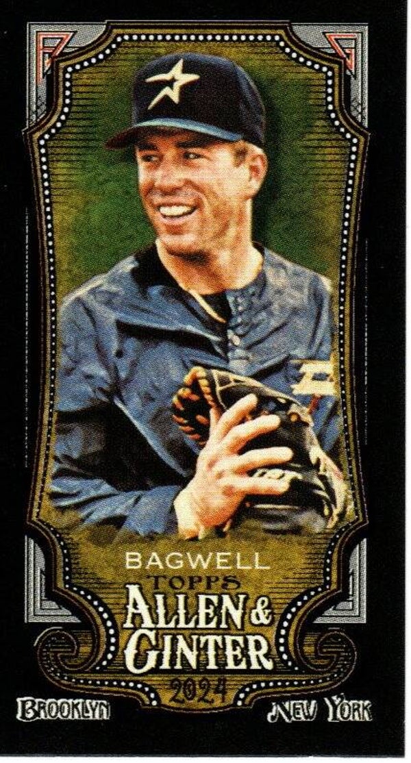 Allen & Ginter 2024 Mini SP Black Border #339 Jeff Bagwell Houston Astros